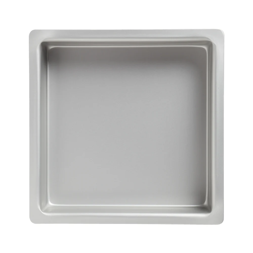 Silver Anodised Square Cake Pan 20cm - Image 3