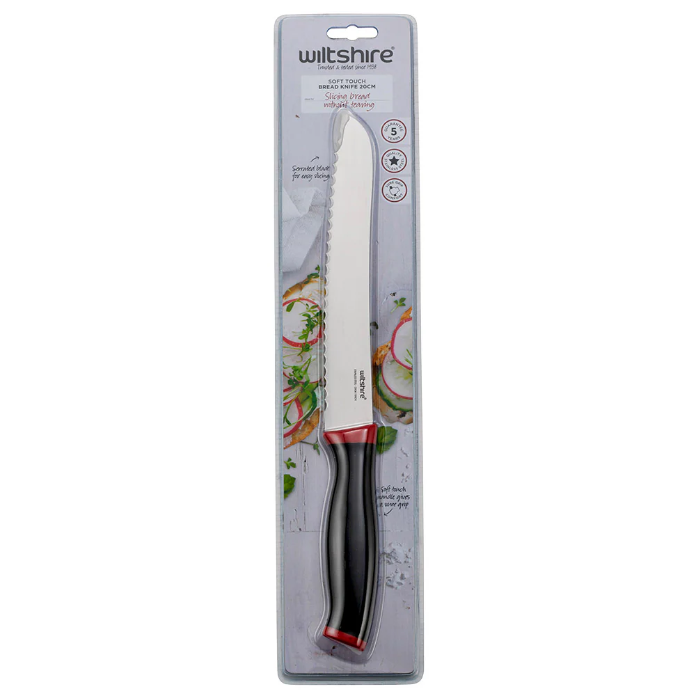 Soft Touch Bread Knife 20cm - Image 2