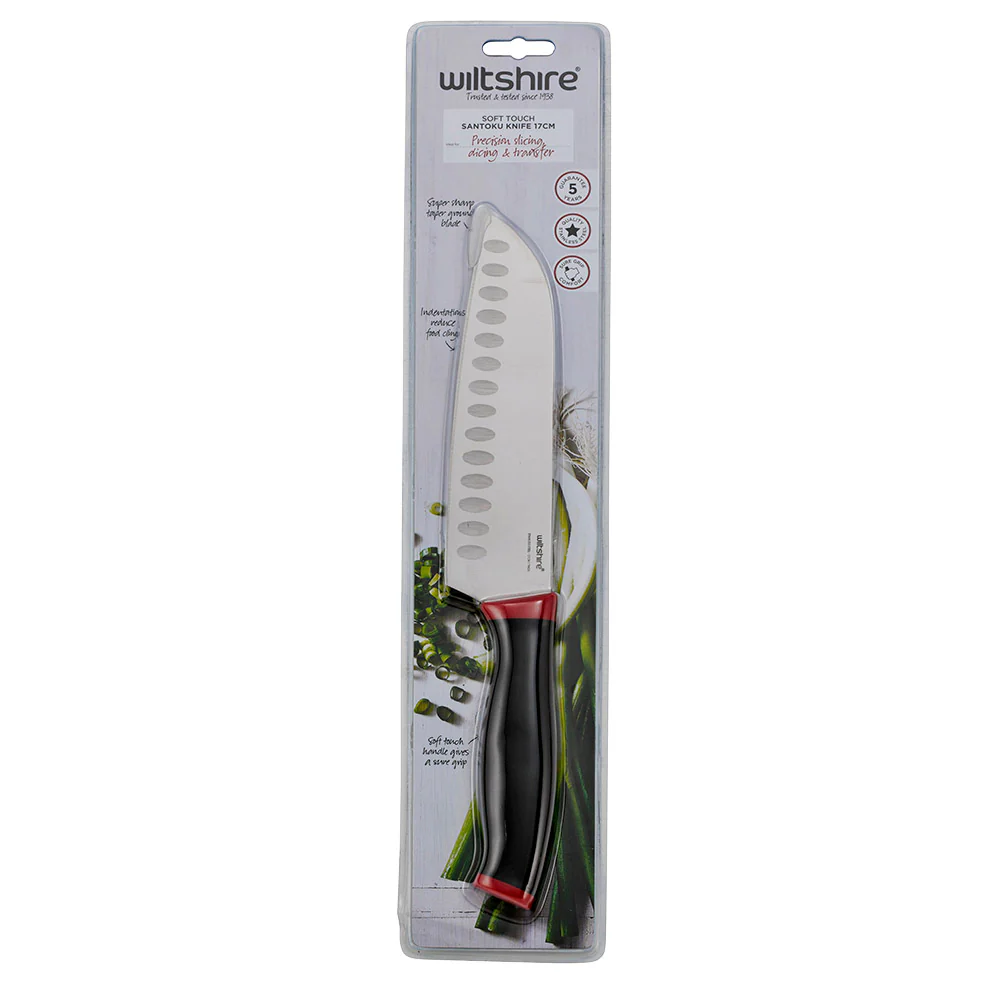 Soft Touch Santoku Knife 17cm - Image 2