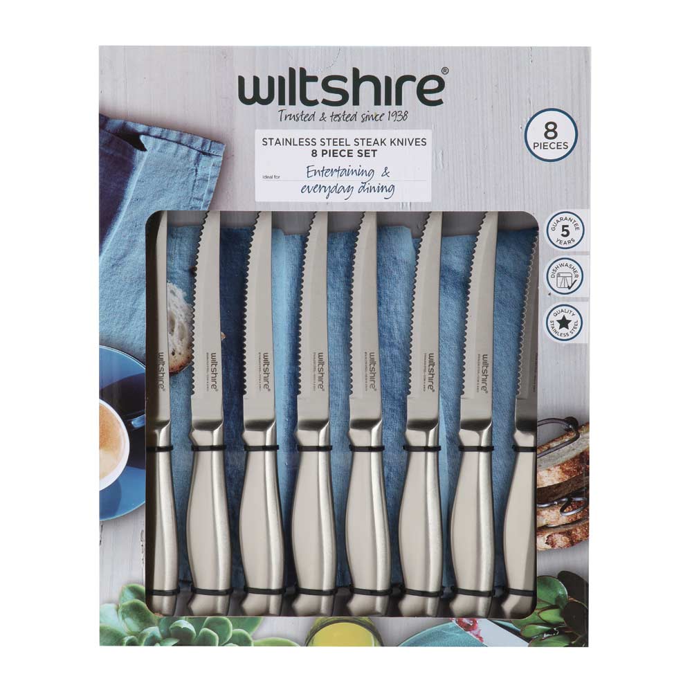 Stainless Steel Steak Knife 8 Piece - Image 5