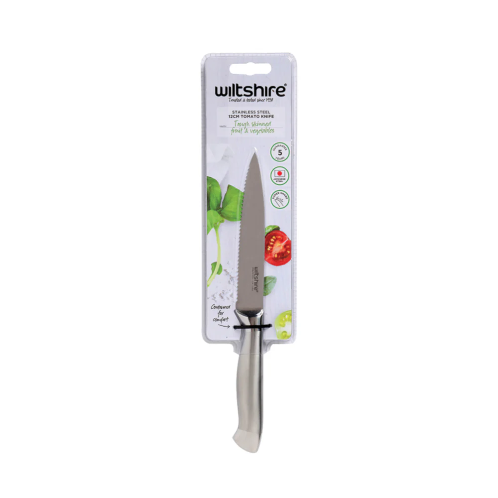 Stainless Steel Tomato Knife 12cm - Image 2