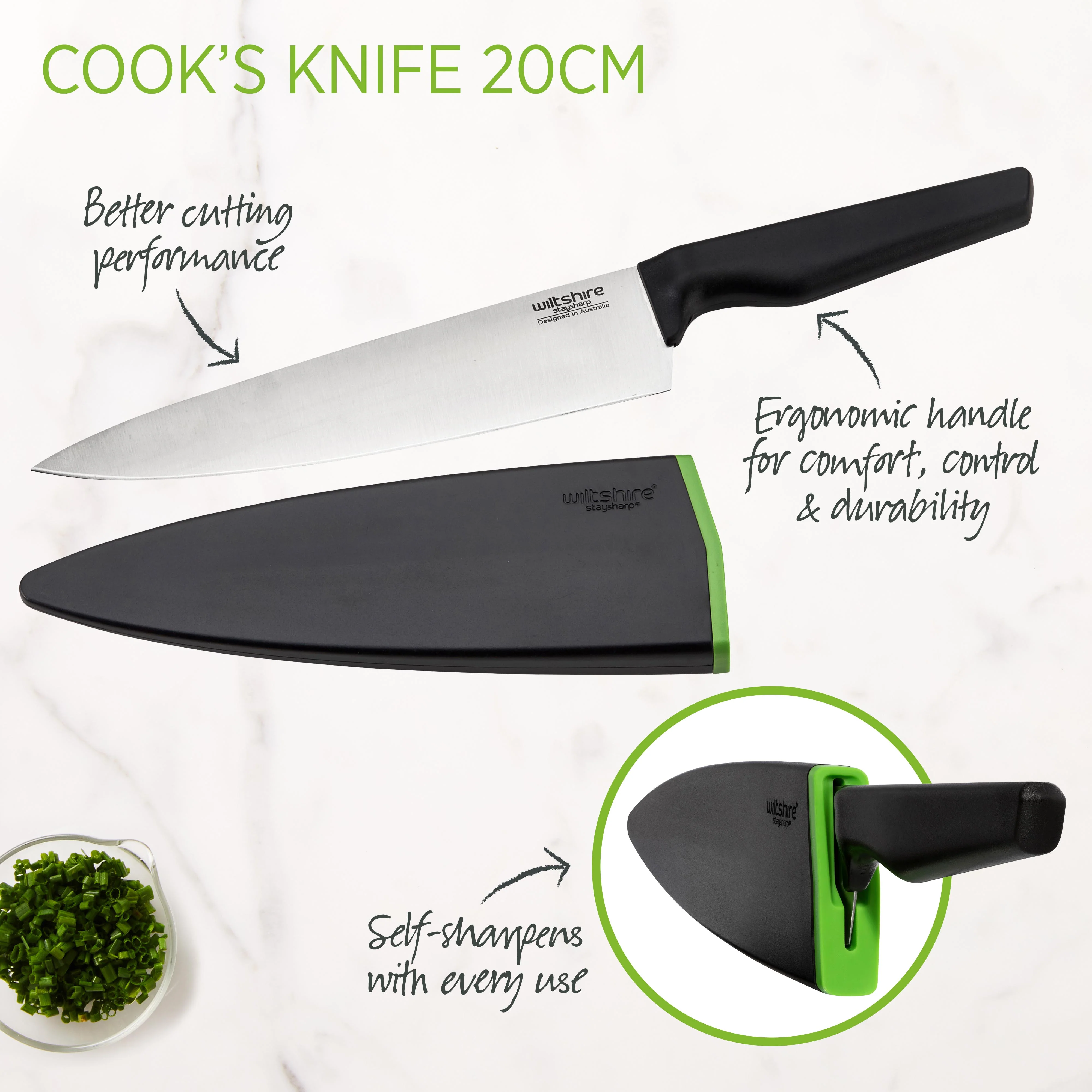 Staysharp Cook's Knife 20cm - Image 4