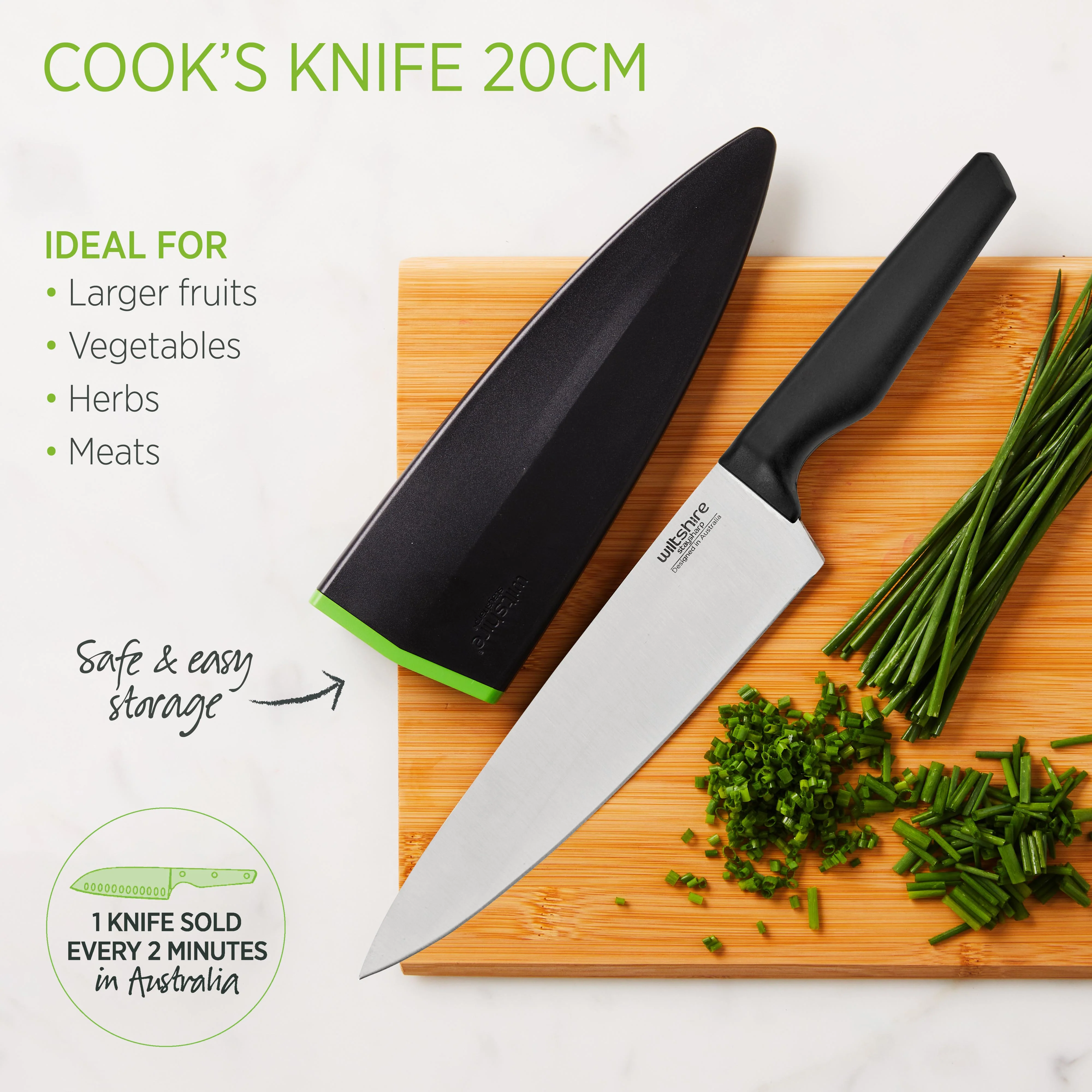 Staysharp Cook's Knife 20cm - Image 5