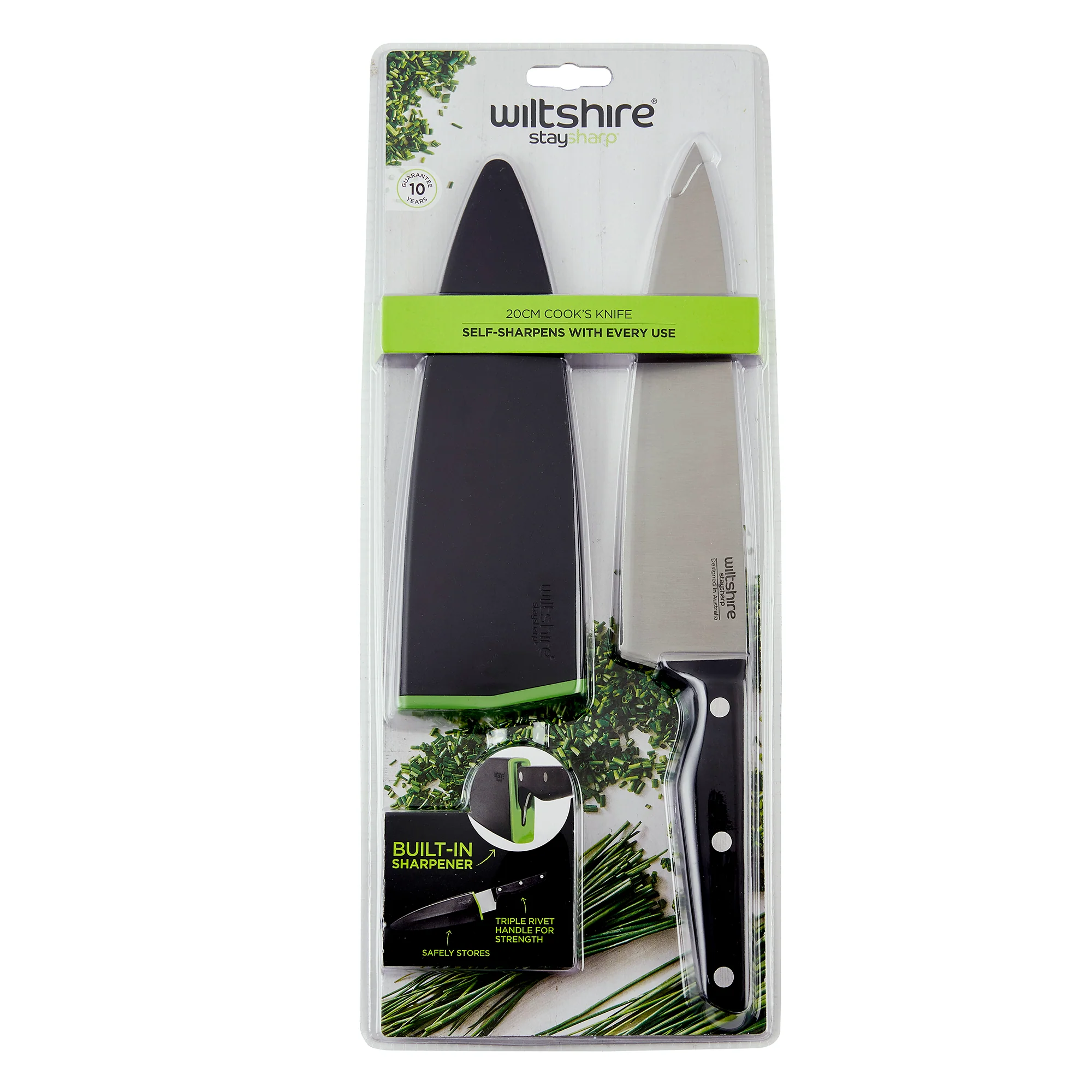 Staysharp Triple Rivet Cook's Knife 20cm - Image 2