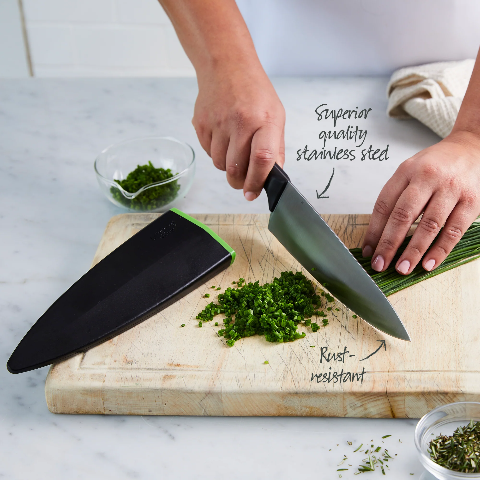 Staysharp Triple Rivet Cook's Knife 20cm - Image 6