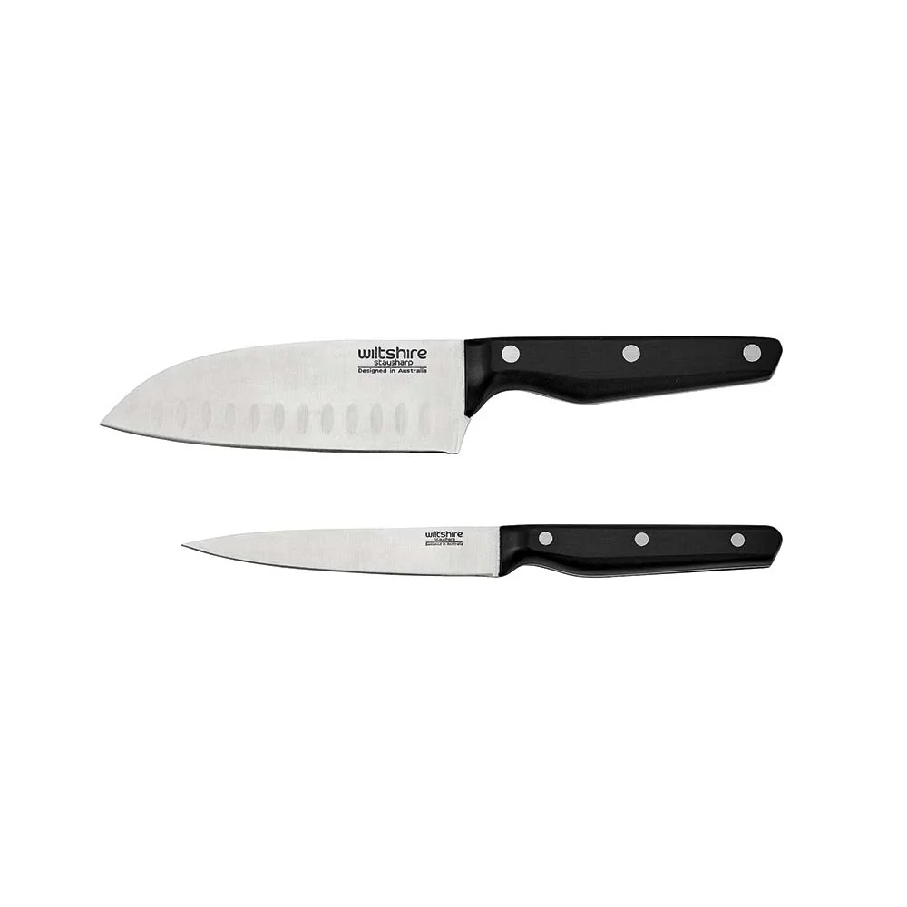 Staysharp Triple Rivet Duo Set Santoku & Utility Knife 2 Piece - Image 7