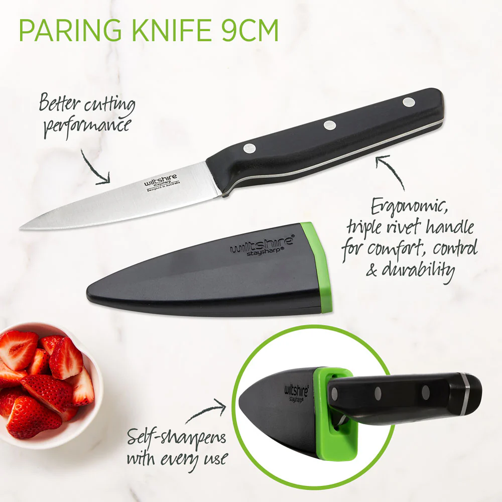 Staysharp Triple Rivet Paring Knife 9cm - Image 5
