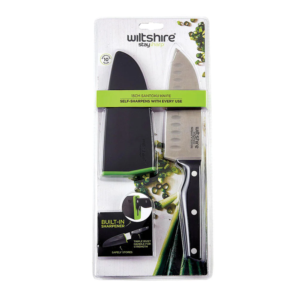 Staysharp Triple Rivet Santoku Knife 15cm - Image 2