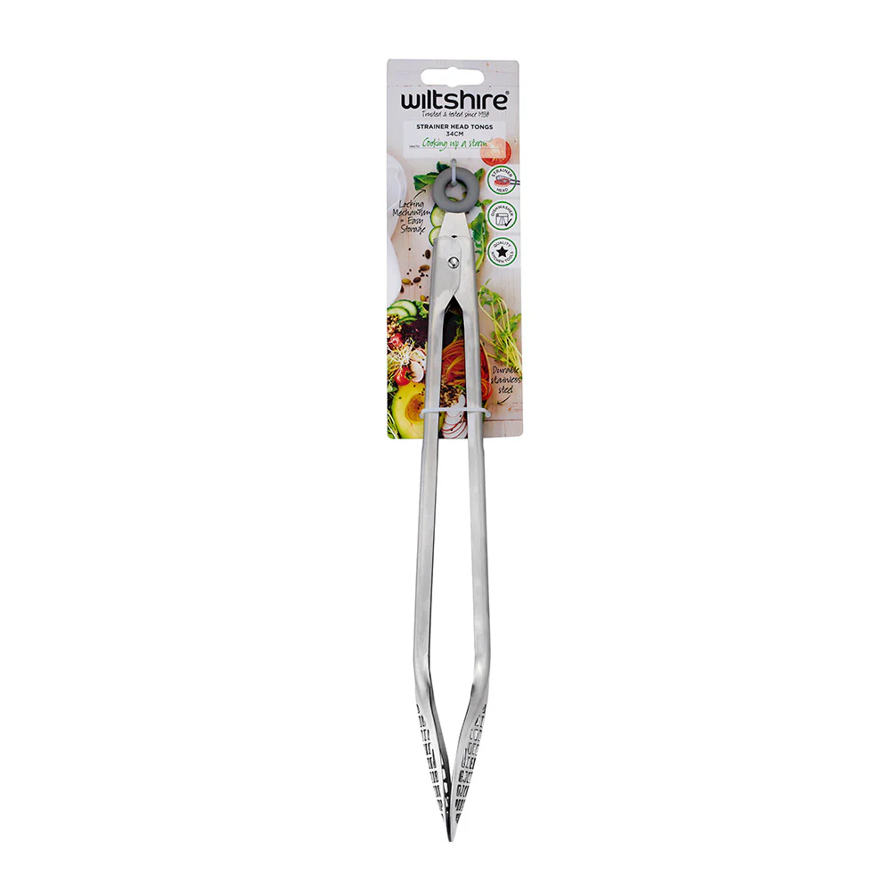 Strainer Head Tongs 34cm - Image 2