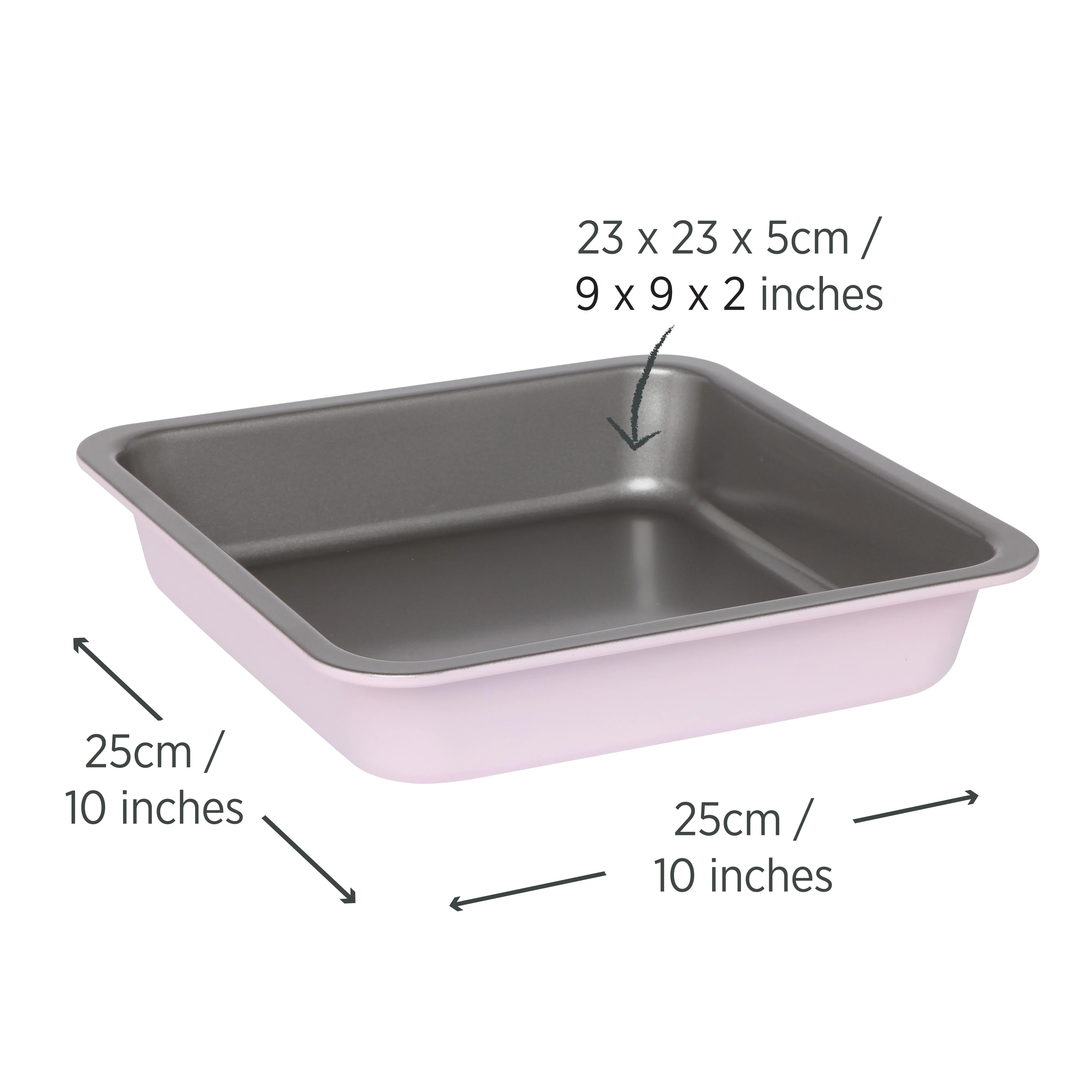 Two Tone Square Cake Pan 23cm - Image 5
