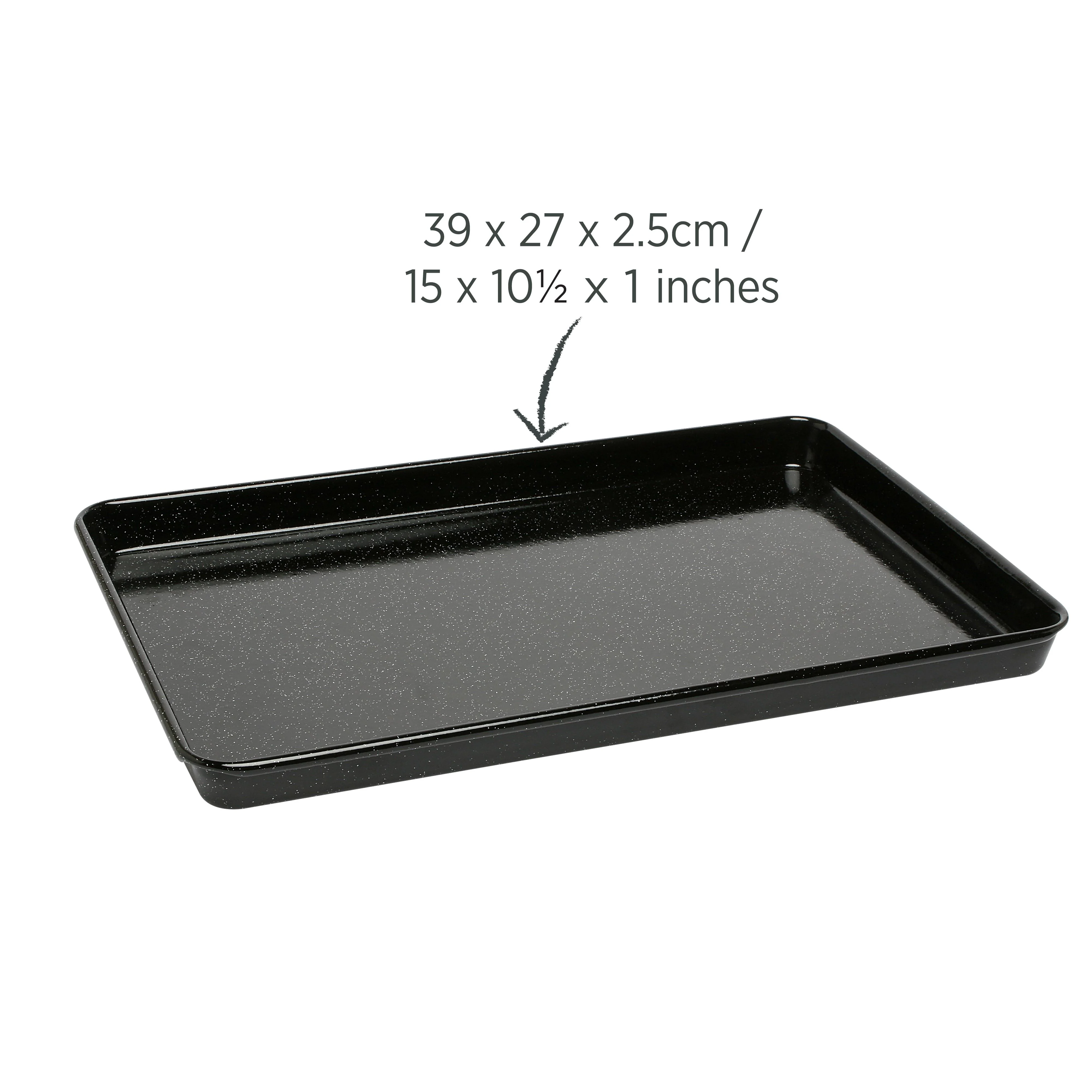 Vitreous Enamel Bake Tray 39cm - Image 5