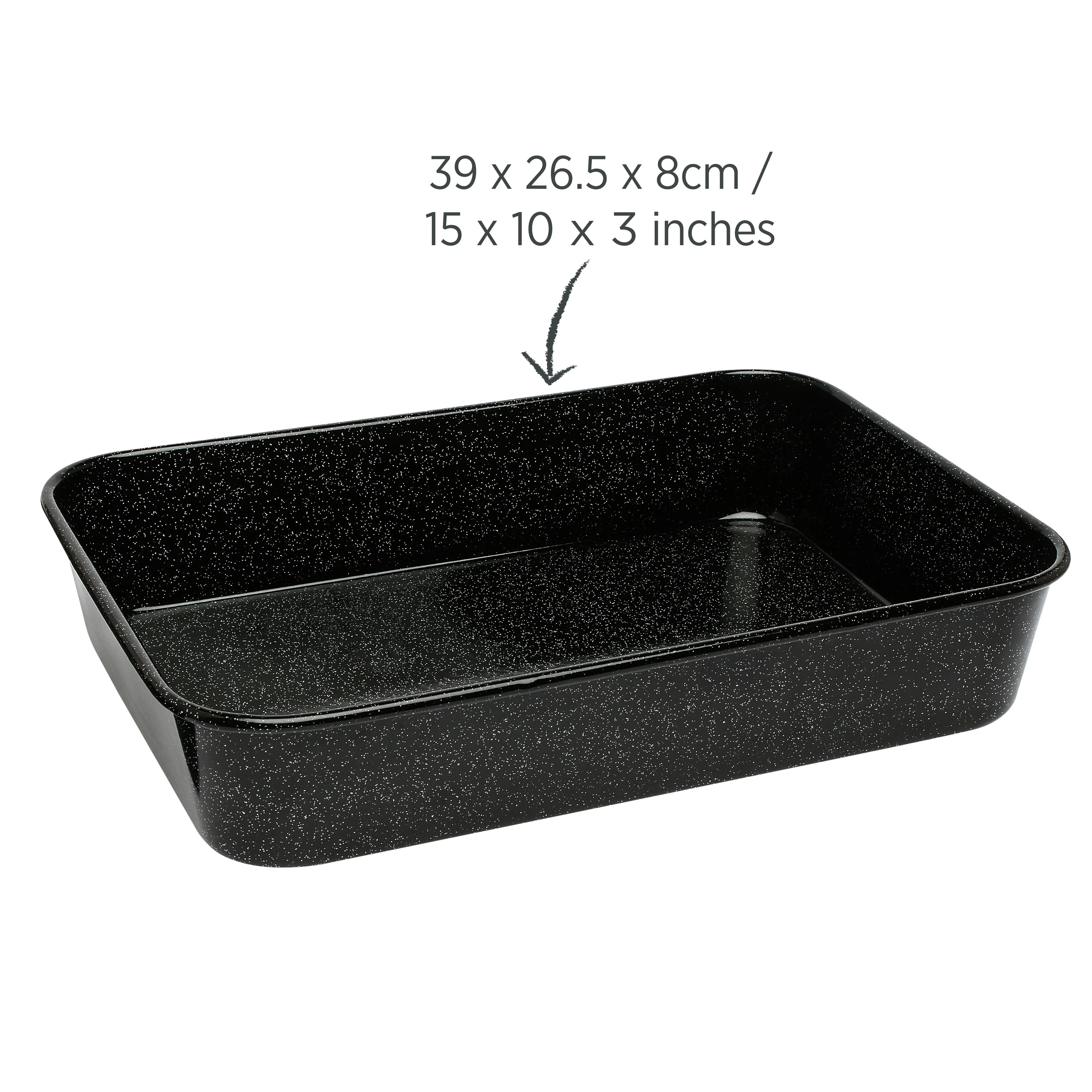 Vitreous Enamel Roaster Large 39cm - Image 4