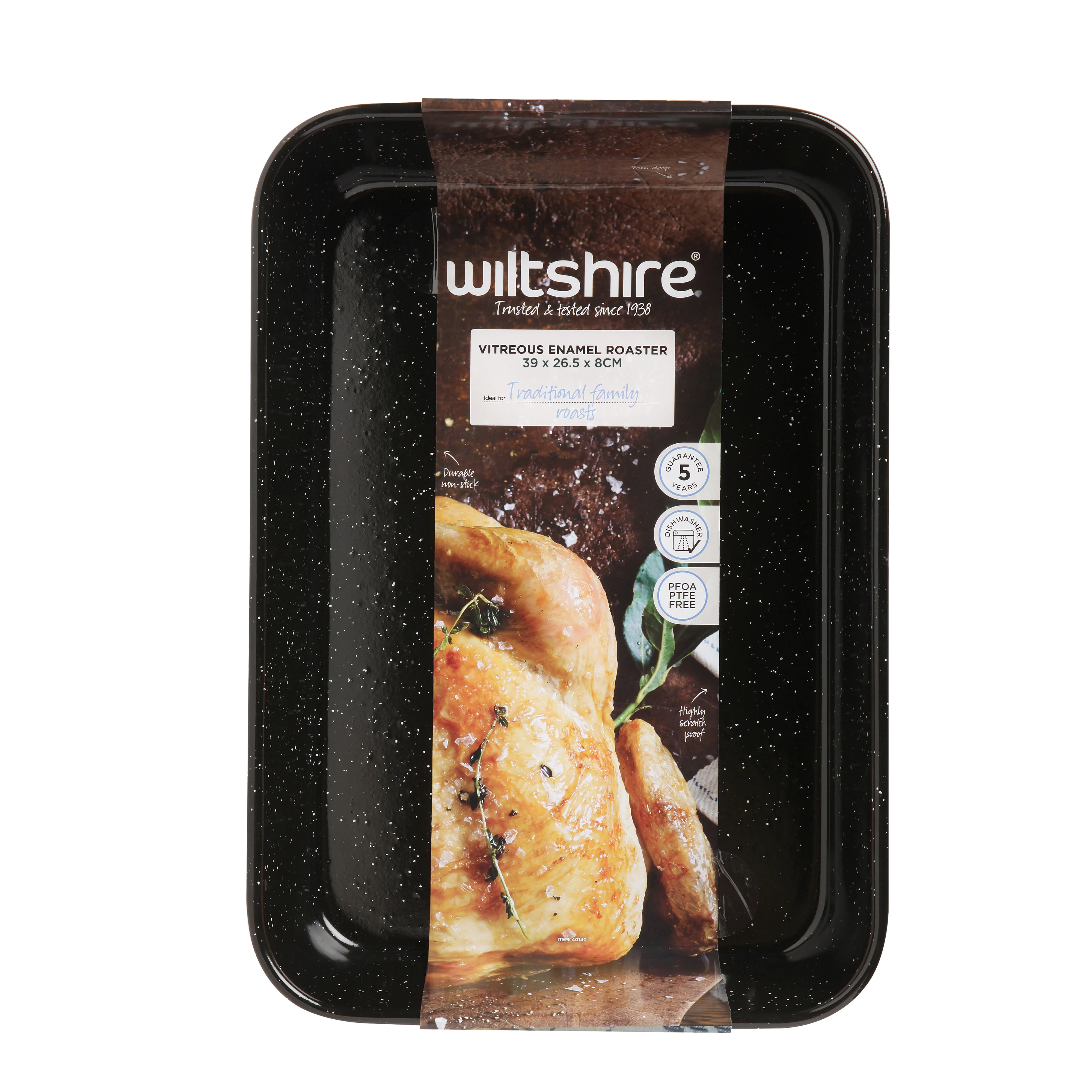 Vitreous Enamel Roaster Large 39cm - Image 5