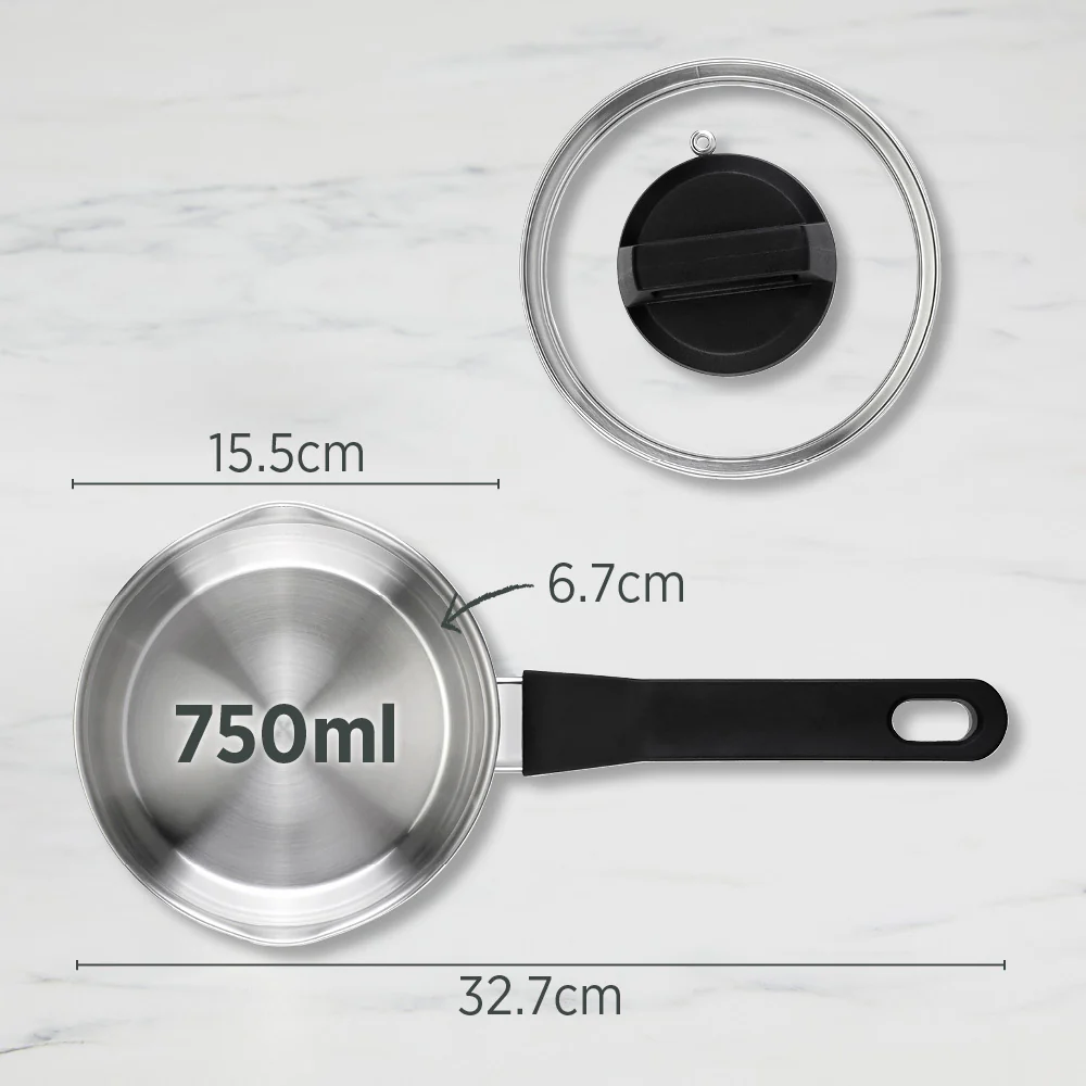 Timeless Saucepan 14cm with Glass Lid - Image 3