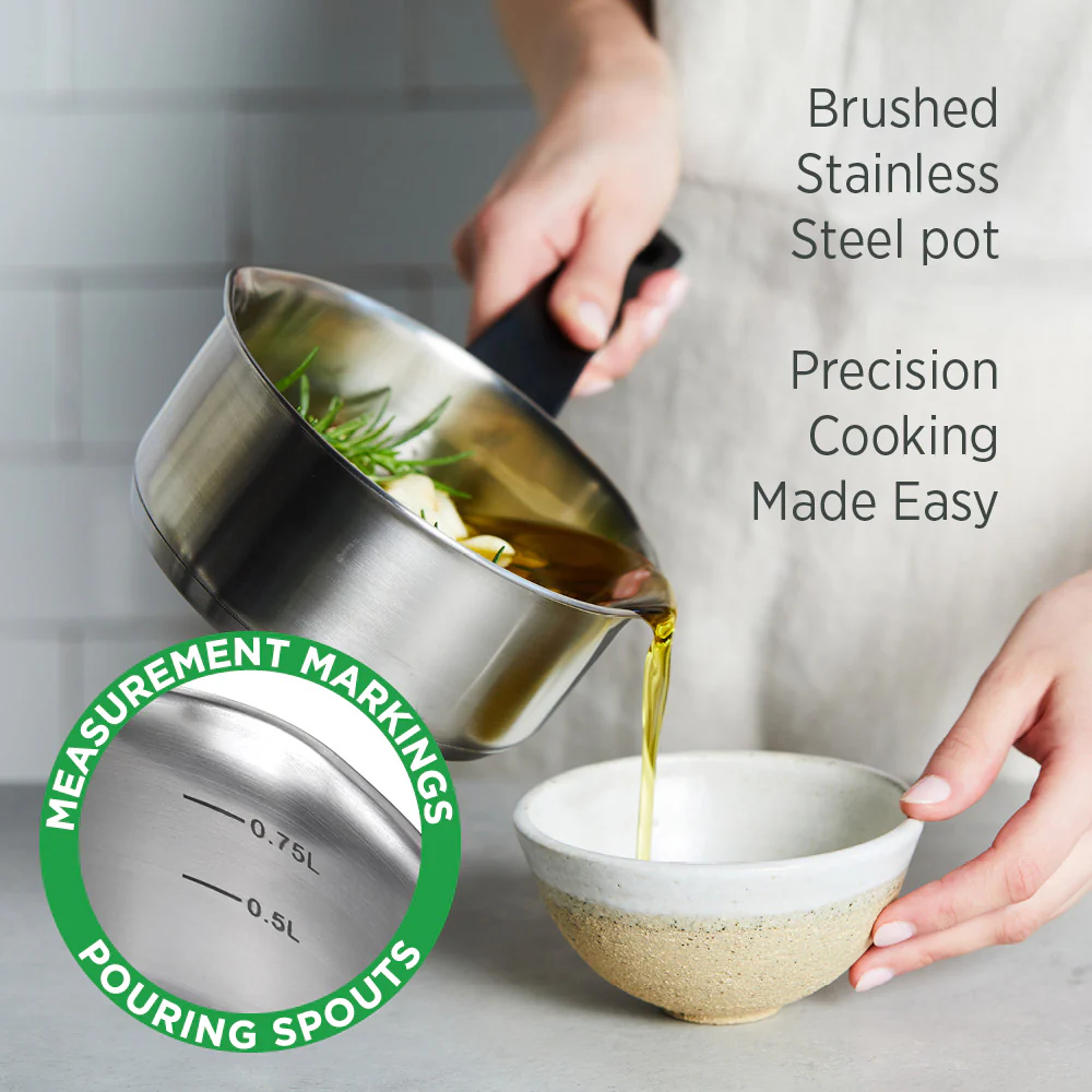 Timeless Saucepan 14cm with Glass Lid - Image 4
