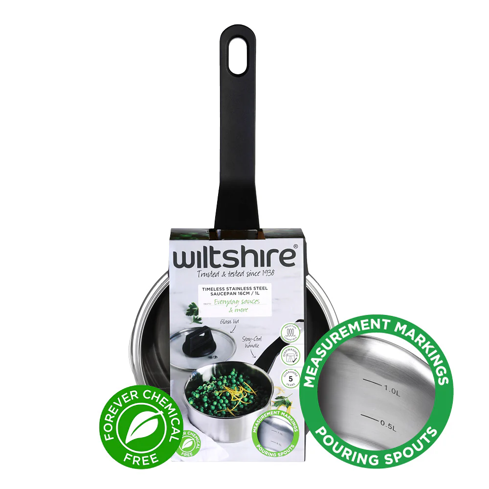 Timeless Saucepan 16cm with Glass Lid - Image 2