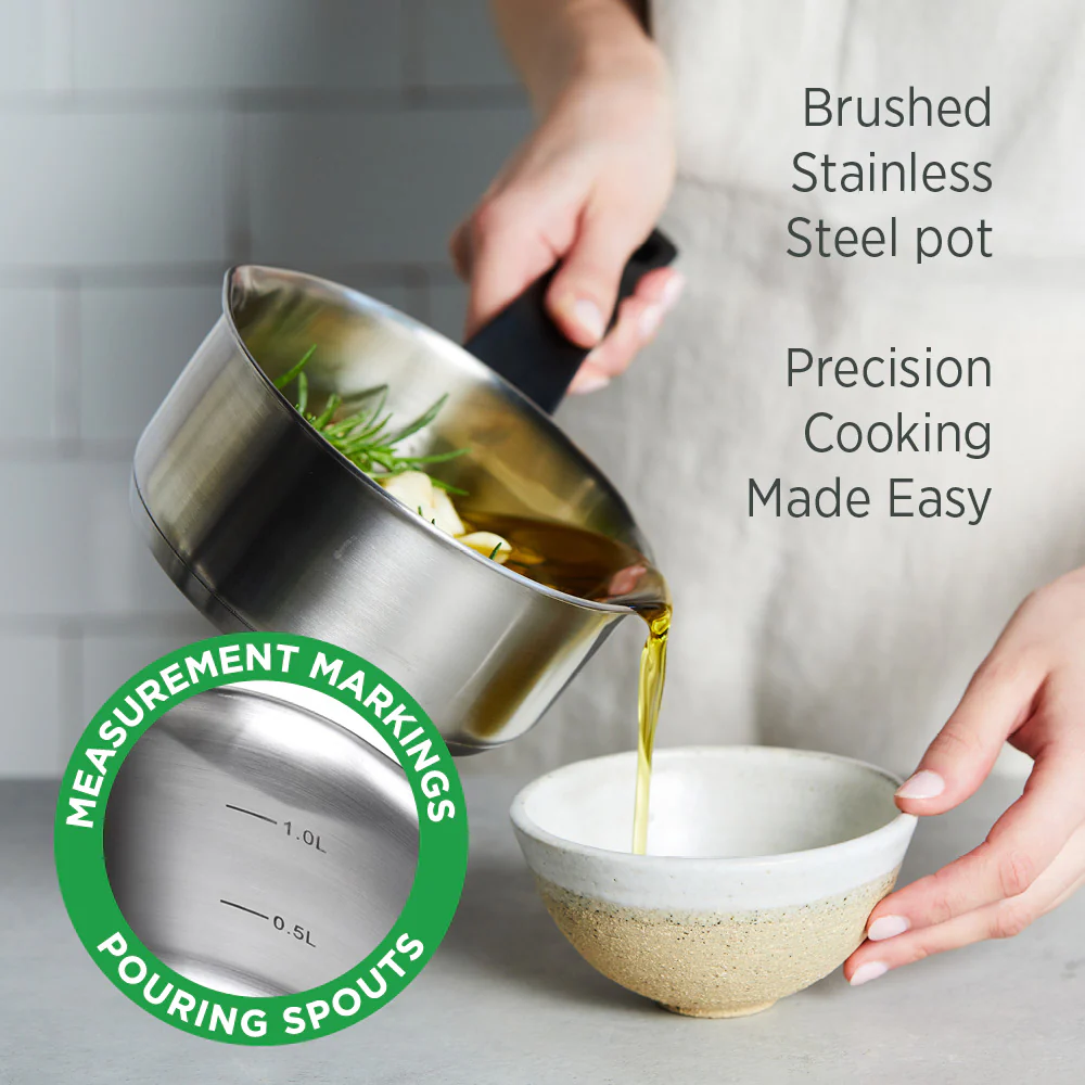 Timeless Saucepan 16cm with Glass Lid - Image 4