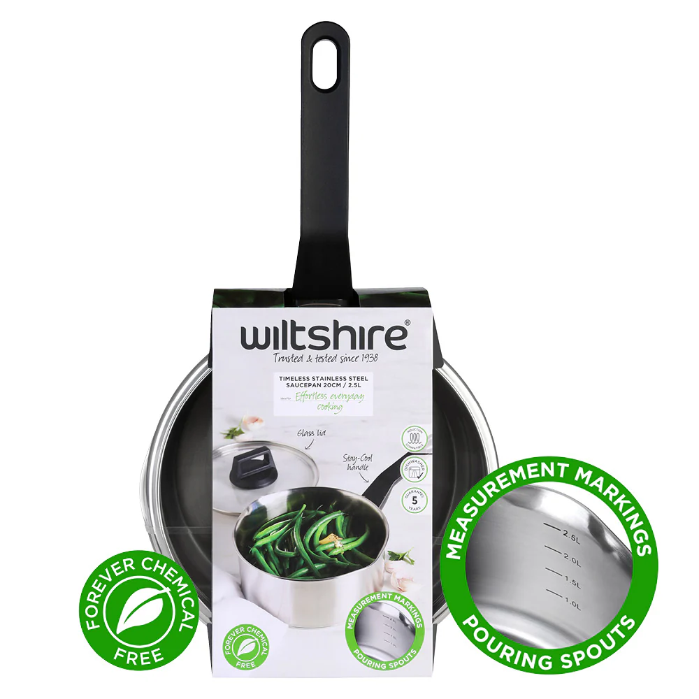 Timeless Saucepan 20cm with Glass Lid - Image 2