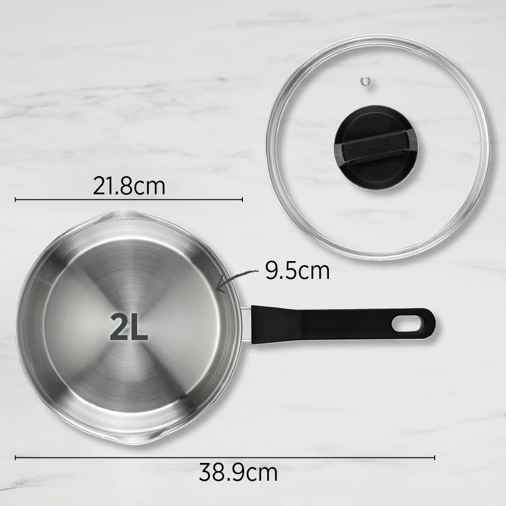 Timeless Saucepan 20cm with Glass Lid - Image 3