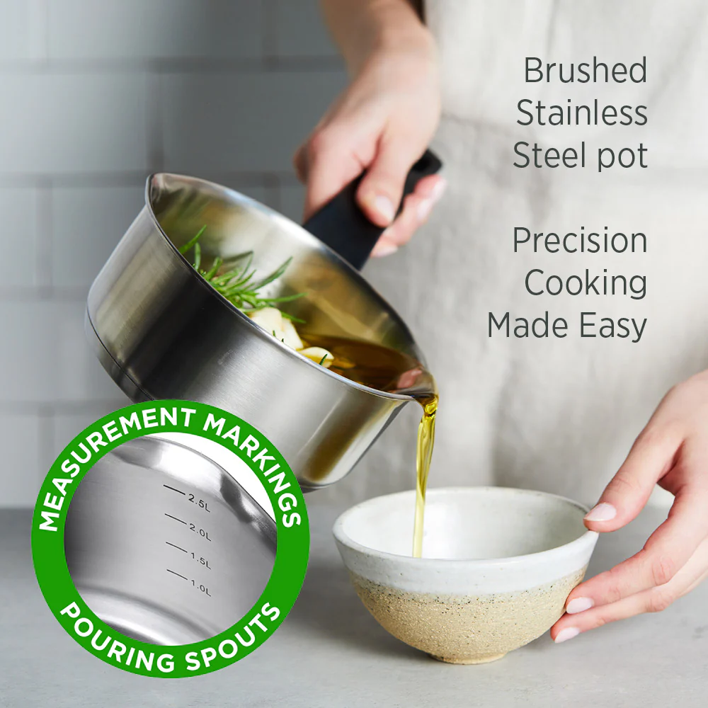 Timeless Saucepan 20cm with Glass Lid - Image 4