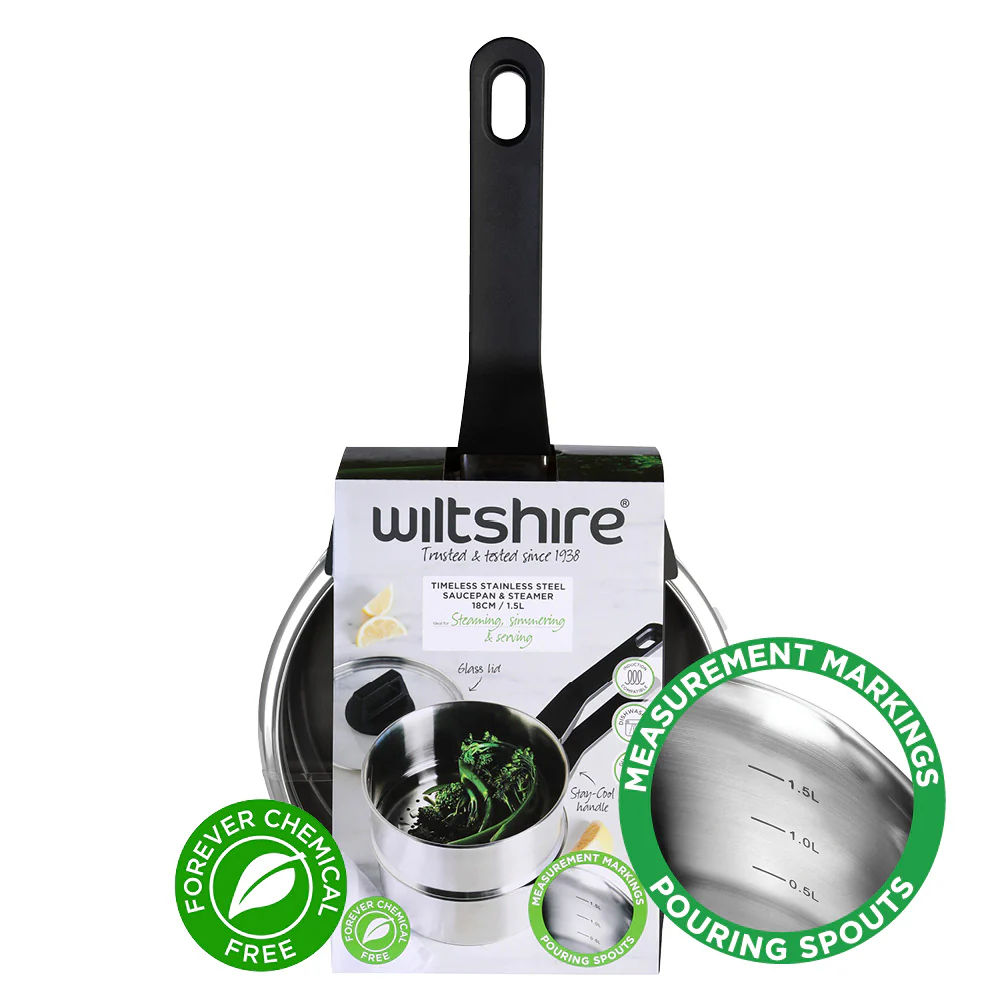 Timeless Steamer Set 18cm with Glass Lid - Image 2